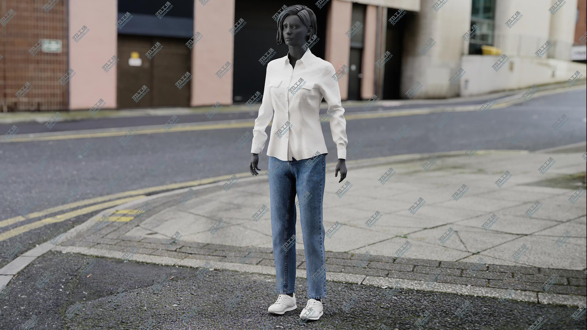 images/goods_img/20210319/3D Women's Jeans with Shirt and Shoes model/2.jpg